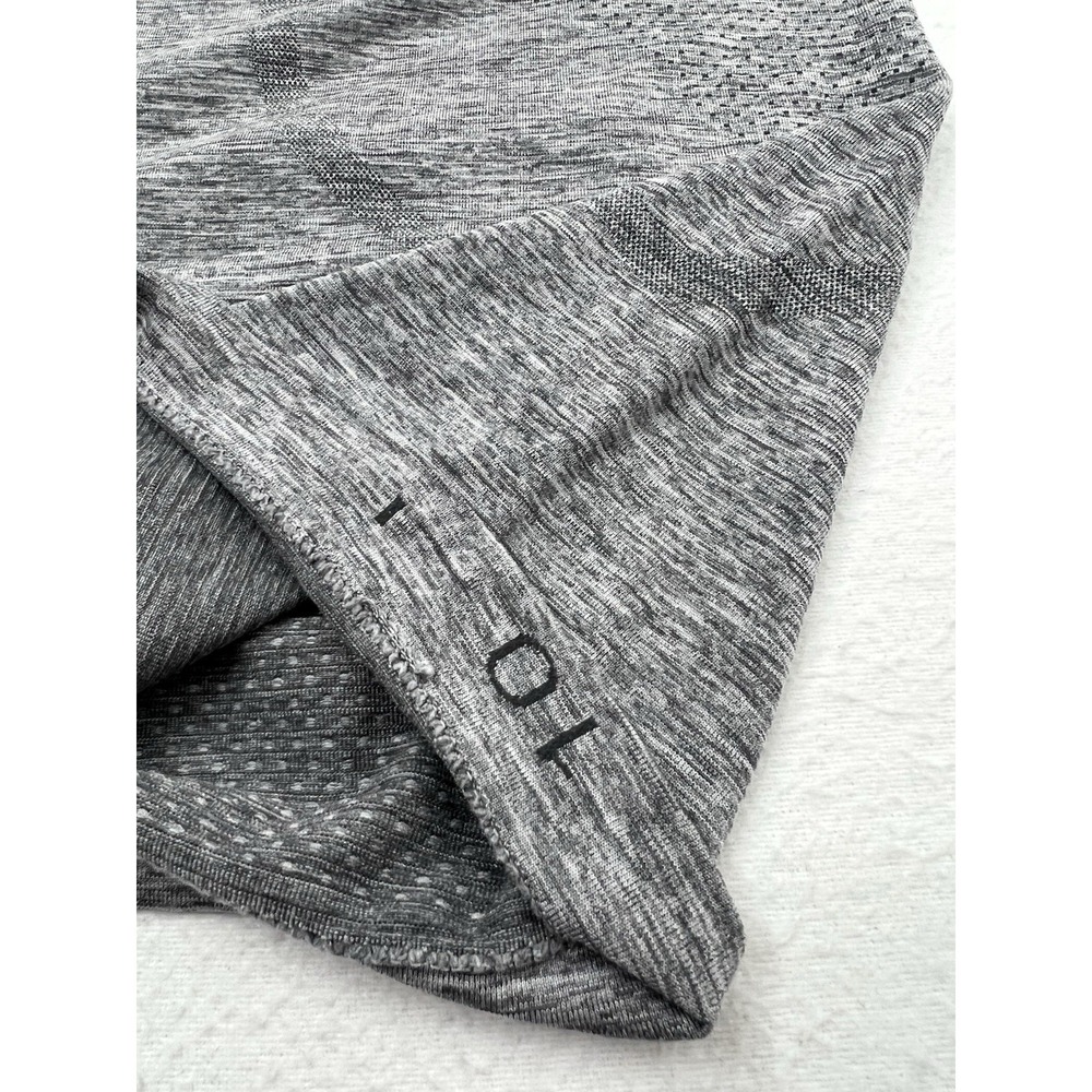 Lululemon Swiftly Tech Tank Top Racerback Womens Size 10 Gray Heather Gym Run - Picture 5 of 7